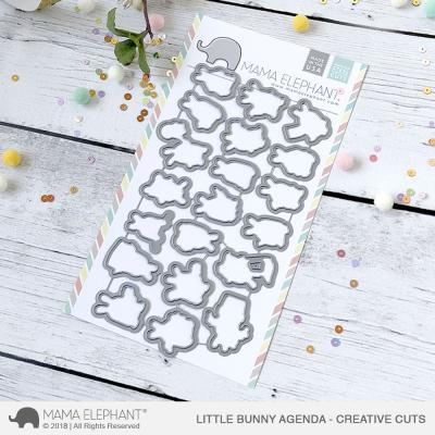 Mama Elephant Creative Cuts - Little Bunny Agenda